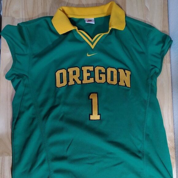 Vintage Nike Oregon Ducks Volleyball Jersey Team Issued - Picture 1 of 7